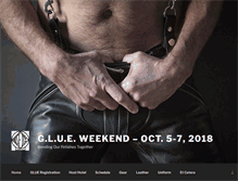 Tablet Screenshot of glueweekend.com